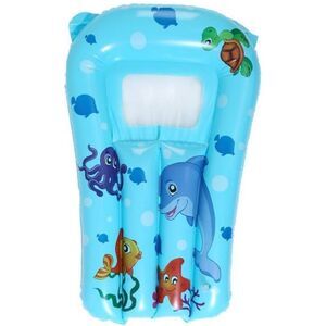 Summer Pool Float PVC Surfboard Inflatable Lounger New Blue with Print